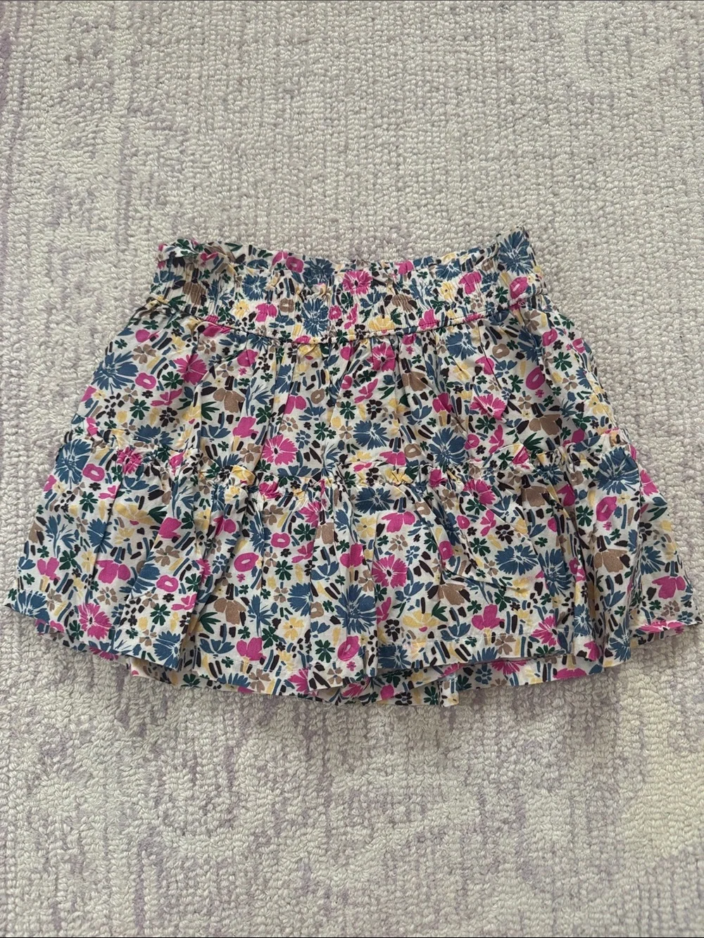 GAP Kids Floral Elastic Waist Skort